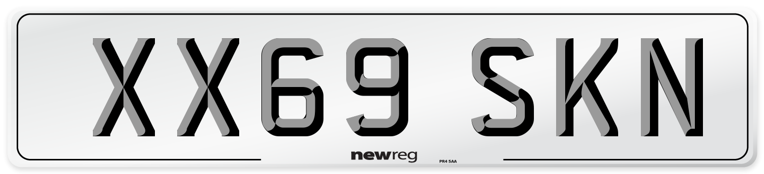 XX69 SKN Number Plate from New Reg
